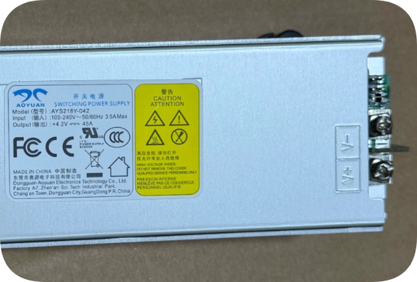 *Brand NEW*Commercial Stable Aoyuan AYS220Y-042 Switching Power Supply | 4.2V 45A 189W Low-Ripple Dedicated Po